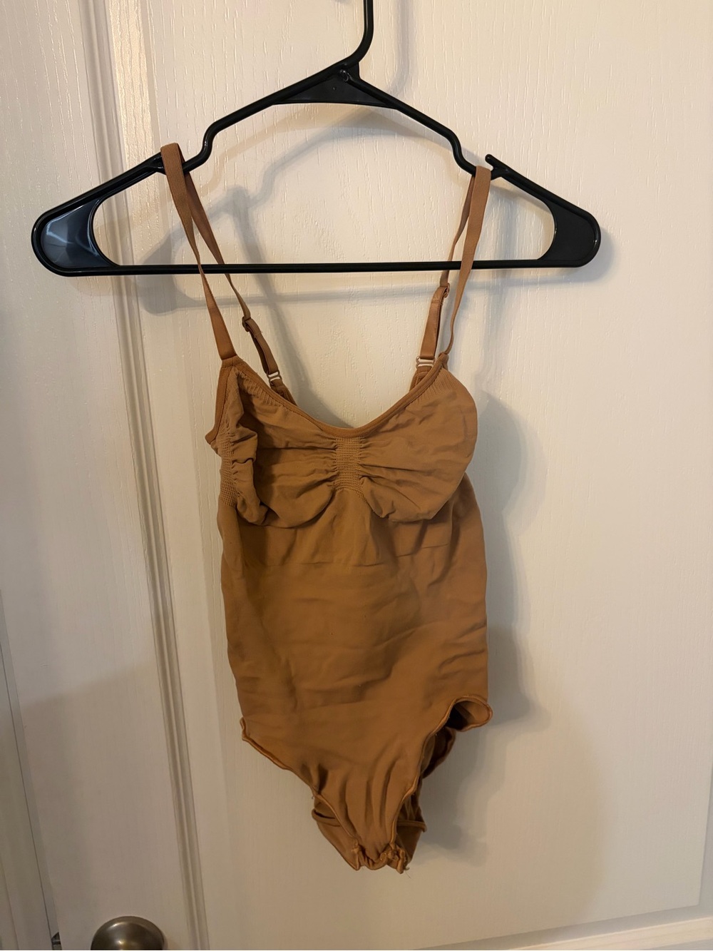 SKIMS One-Piece Shapewear in Camel